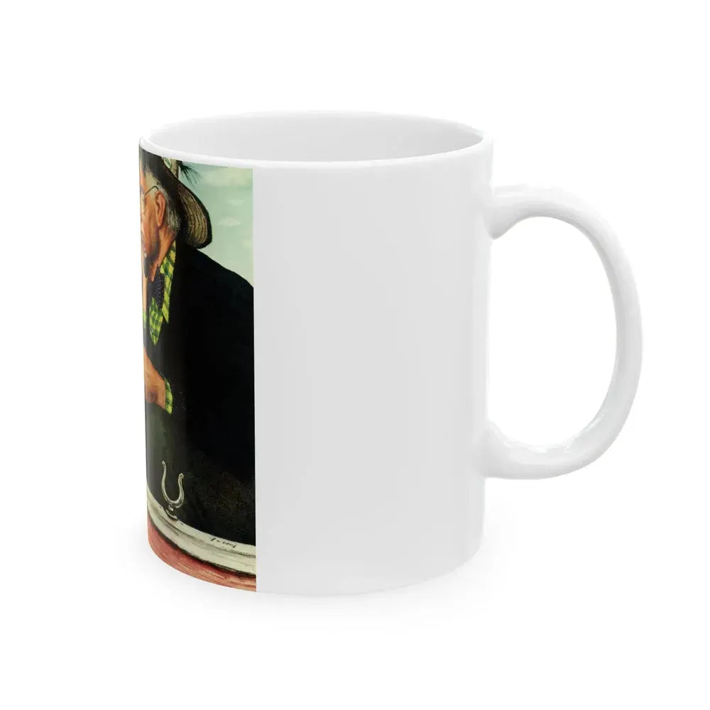 Cap-Sealed Can ad, Liberty, June 14, 1941 - White Coffee Mug - Go Mug Yourself