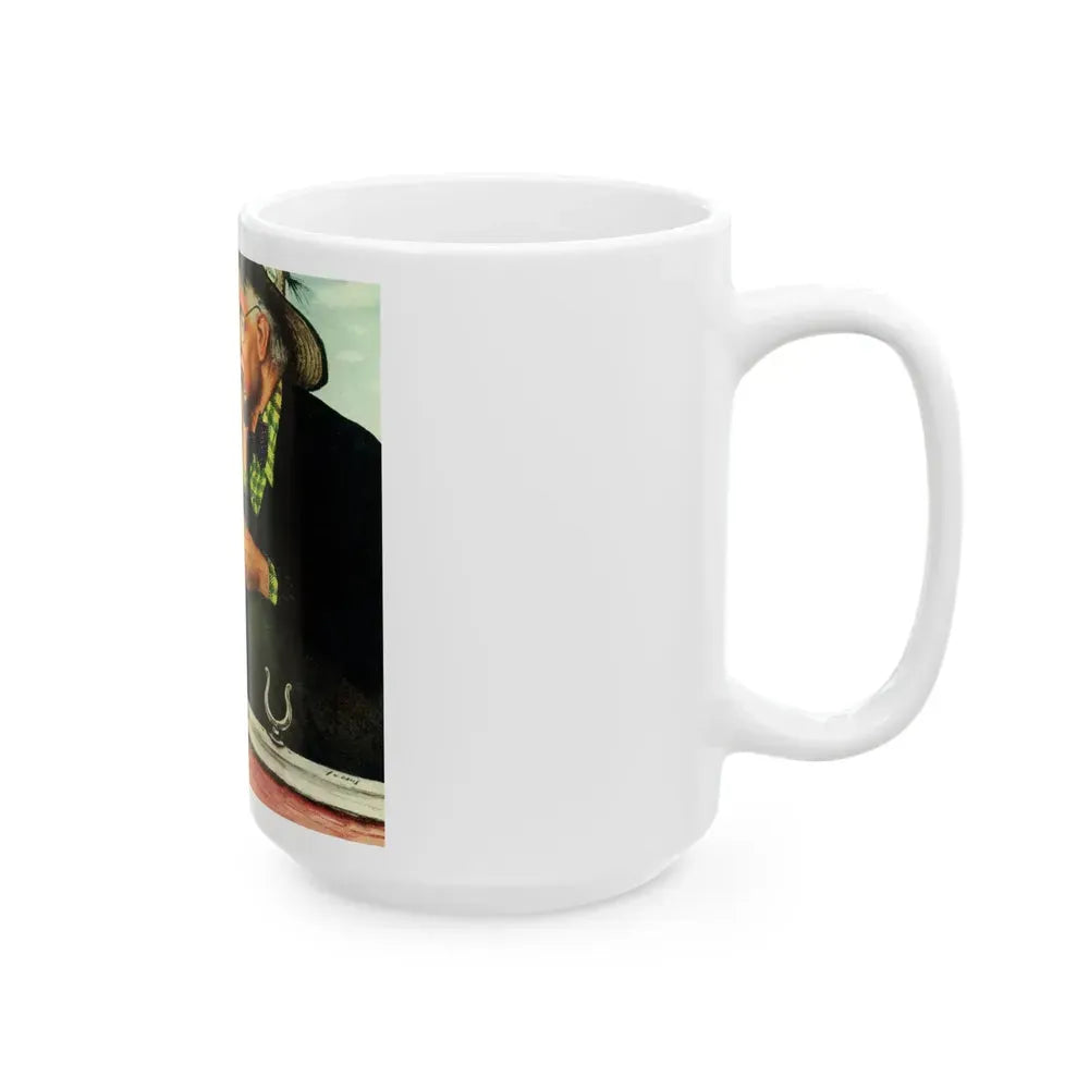 Cap-Sealed Can ad, Liberty, June 14, 1941 - White Coffee Mug - Go Mug Yourself