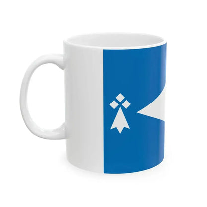 Cap Sizun traditional district flag (France) White Coffee Mug - Go Mug Yourself