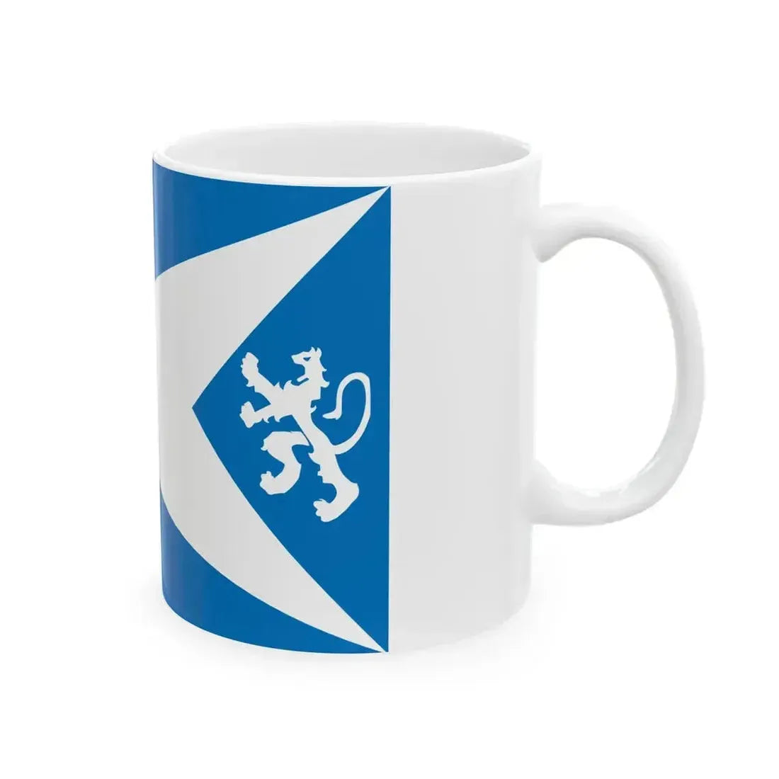 Cap Sizun traditional district flag (France) White Coffee Mug - Go Mug Yourself