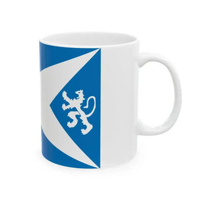 Cap Sizun traditional district flag (France) White Coffee Mug - Go Mug Yourself