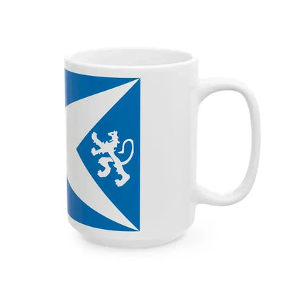 Cap Sizun traditional district flag (France) White Coffee Mug - Go Mug Yourself