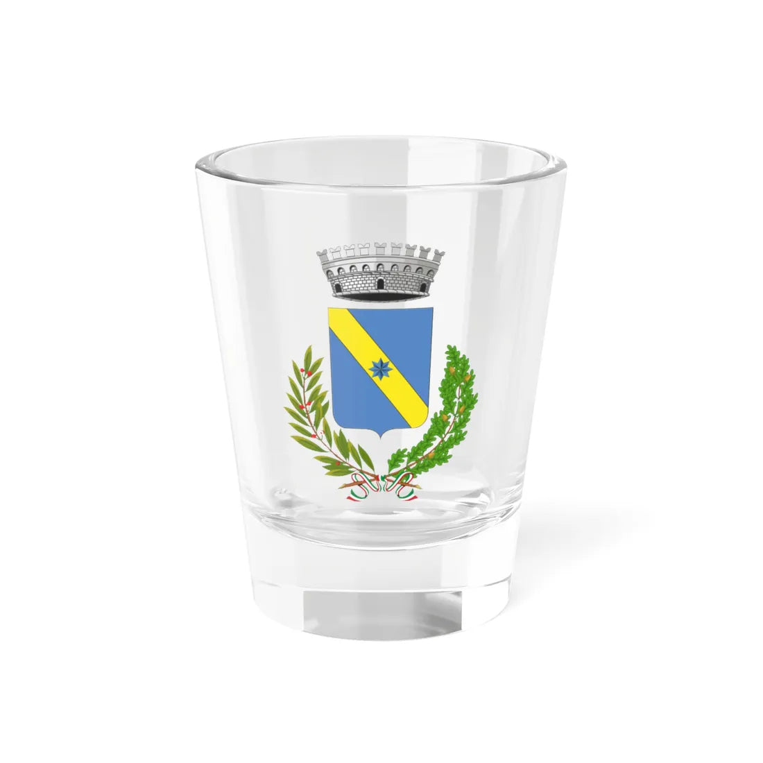 Capannoli-Stemma (Italy) (Coat of Arms) Shot Glass 1.5oz 1.5oz - Go Mug Yourself