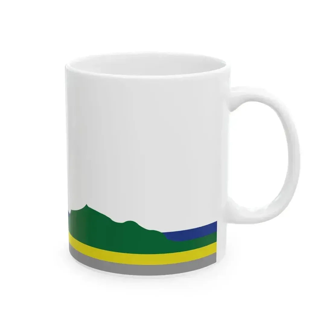 Cape Breton Island Flag Eagle (Canada) White Coffee Mug - Go Mug Yourself