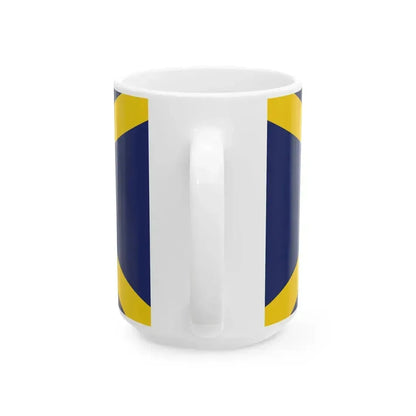 Cape Breton Island Flag Original Blue Flag (Canada) White Coffee Mug - Go Mug Yourself