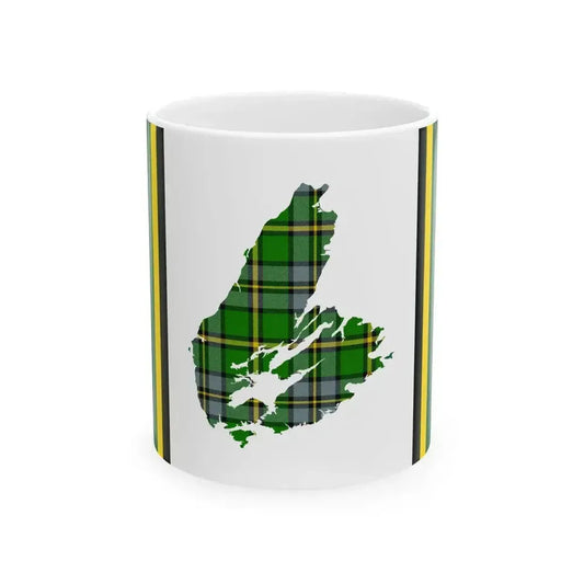 Cape Breton Island Flag Unofficial 1990s (Canada) White Coffee Mug 11oz - Go Mug Yourself
