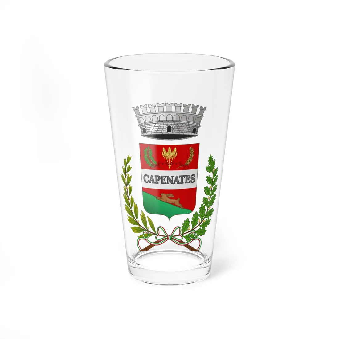 Capena-Stemma (Italy) (Coat of Arms) Pint Glass 16oz 16oz - Go Mug Yourself