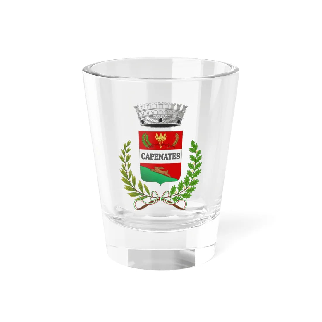 Capena-Stemma (Italy) (Coat of Arms) Shot Glass 1.5oz 1.5oz - Go Mug Yourself