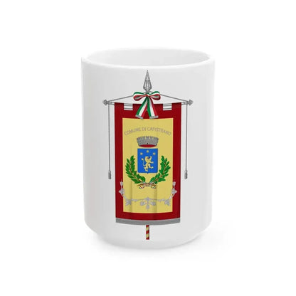 Capistrano-Gonfalone (Italy) White Coffee Mug 15oz - Go Mug Yourself