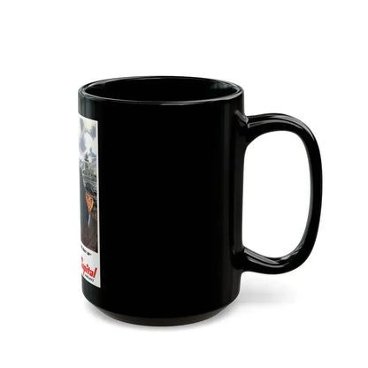Capital Airlines advertisement - Black Coffee Mug - Go Mug Yourself
