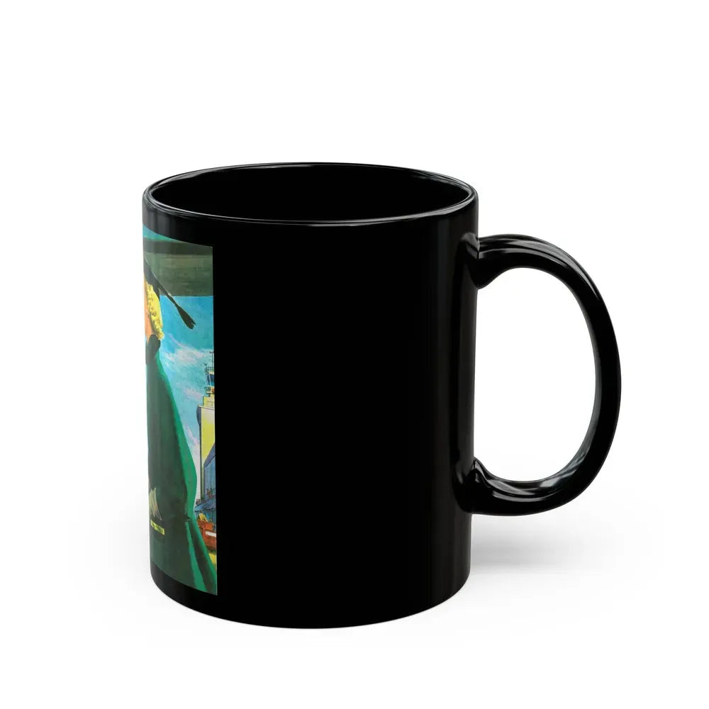 Capital Airlines advertisement, Collier's, March 15, 1952 - Black Coffee Mug - Go Mug Yourself