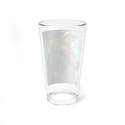 Capital Airlines advertisement, Collier's, March 15, 1952 (Magazine Illustration) Pint Glass 16oz - Go Mug Yourself