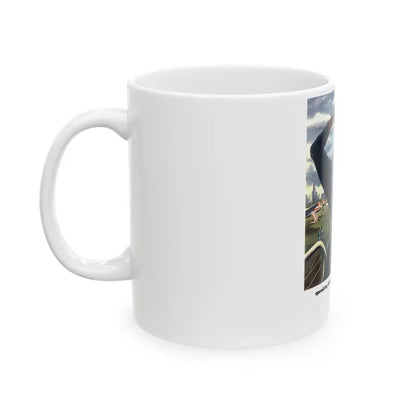 Capital Airlines advertisement - White Coffee Mug - Go Mug Yourself