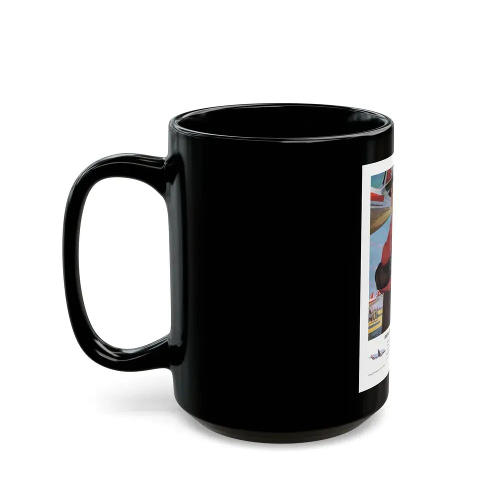 Capital Airlines - She'll Fly Before She Walks - Black Coffee Mug - Go Mug Yourself