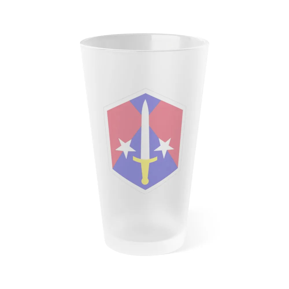 Capital Military Assistance Command (U.S. Army) Frosted Pint Glass 16oz-Go Mug Yourself