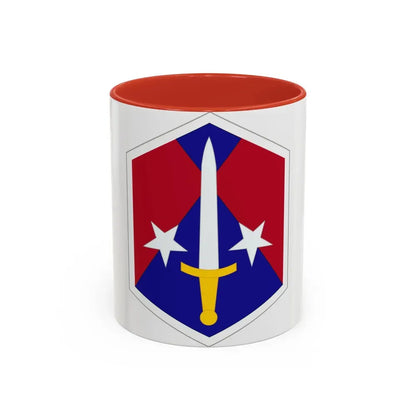 Capital Military Assistance Command (U.S. Army) Accent Coffee Mug 11oz Red - Go Mug Yourself