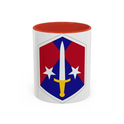 Capital Military Assistance Command (U.S. Army) Accent Coffee Mug 11oz Red - Go Mug Yourself