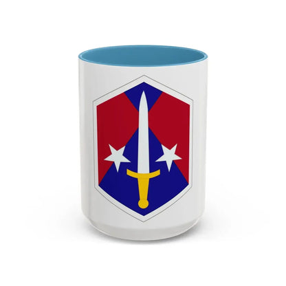 Capital Military Assistance Command (U.S. Army) Accent Coffee Mug 15oz Light Blue - Go Mug Yourself