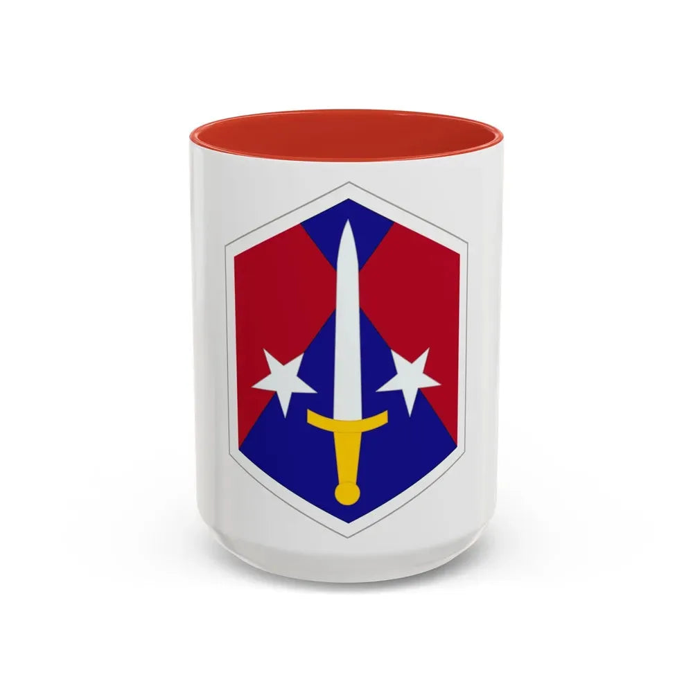 Capital Military Assistance Command (U.S. Army) Accent Coffee Mug 15oz Red - Go Mug Yourself