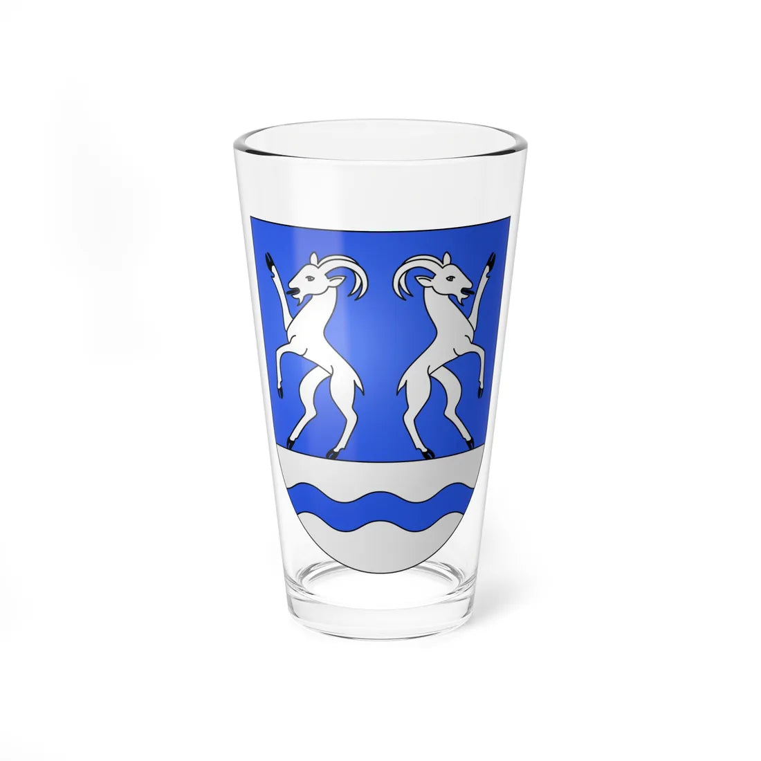 Capriasca-coat of arms (Switzerland) (Coat of Arms) Pint Glass 16oz 16oz - Go Mug Yourself