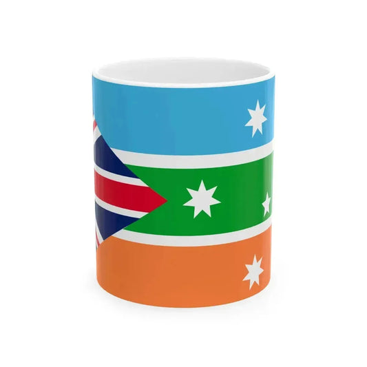 Capricornia Flag Ian Johnston Proposal (Australia) White Coffee Mug 11oz - Go Mug Yourself