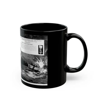 Capt. John D. Bulkeley, USN, Modern Man, August 1962 - Black Coffee Mug - Go Mug Yourself