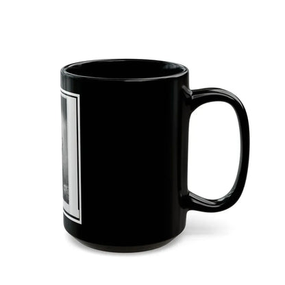 Capt. John D. Ritter, Union Officer In The 32nd Indiana Regiment, Full-Length Portrait, Standing, Facing Front (U.S. Civil War) Black Coffee Mug - Go Mug Yourself