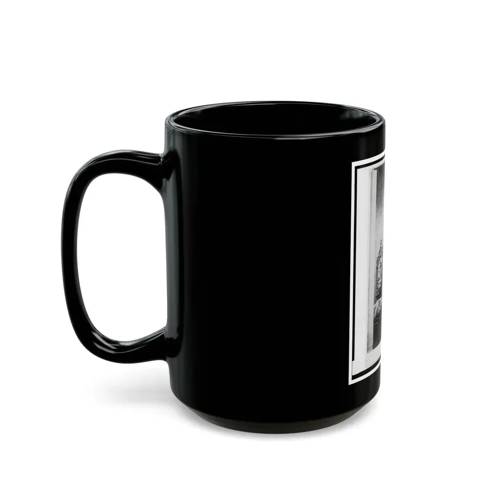 Capt. John D. Ritter, Union Officer In The 32nd Indiana Regiment, Full-Length Portrait, Standing, Facing Front (U.S. Civil War) Black Coffee Mug - Go Mug Yourself