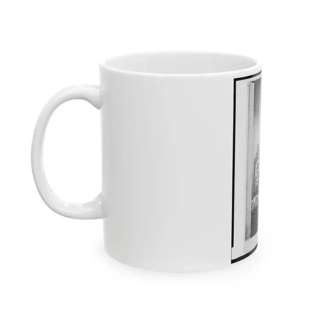 Capt. John D. Ritter, Union Officer In The 32nd Indiana Regiment, Full-Length Portrait, Standing, Facing Front (U.S. Civil War) White Coffee Mug - Go Mug Yourself