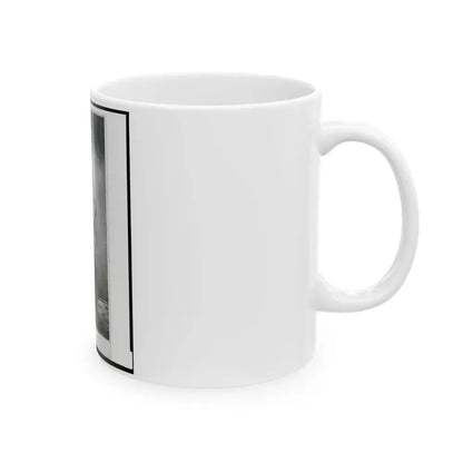 Capt. John D. Ritter, Union Officer In The 32nd Indiana Regiment, Full-Length Portrait, Standing, Facing Front (U.S. Civil War) White Coffee Mug - Go Mug Yourself