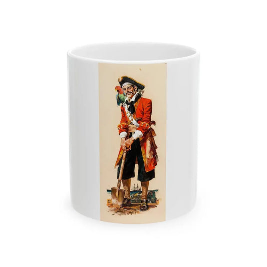 Capt. Kidd - White Coffee Mug 11oz - Go Mug Yourself