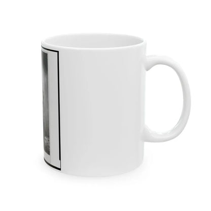 Capt. John D. Ritter, Union Officer In The 32nd Indiana Regiment, Full-Length Portrait, Standing, Facing Front (U.S. Civil War) White Coffee Mug-Go Mug Yourself