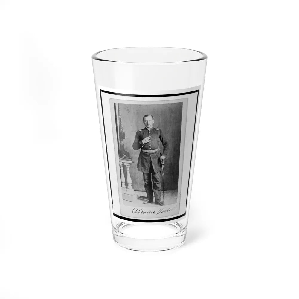 Captain Andreas Winter, Union Officer In The 32nd Indiana Regiment, Full-Length Portrait, Standing, Facing Front (U.S. Civil War) Pint Glass 16oz-16oz-Go Mug Yourself