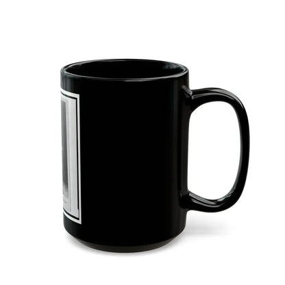 Captain Andreas Winter, Union Officer In The 32nd Indiana Regiment, Full-Length Portrait, Standing, Facing Front (U.S. Civil War) Black Coffee Mug - Go Mug Yourself