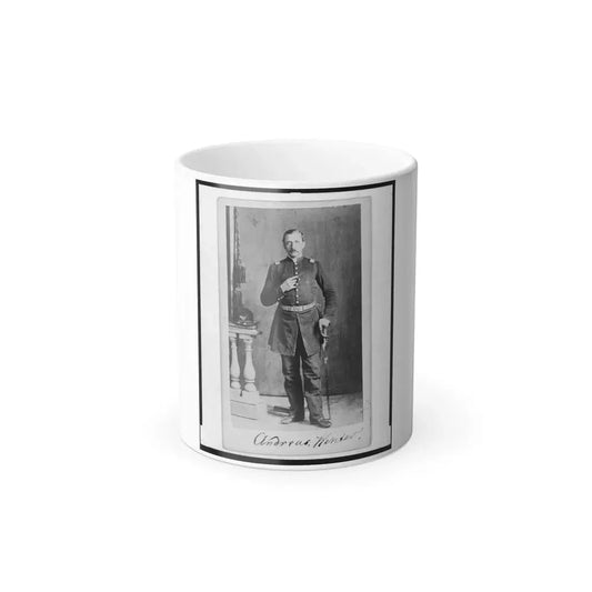Captain Andreas Winter, Union Officer in the 32Nd Indiana Regiment, Full-Length Portrait, Standing, Facing Front (U.S. Civil War) Color Changing Coffee Mug 11oz Default Title 11oz - Go Mug Yourself