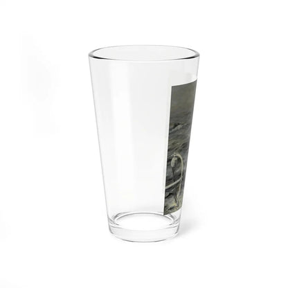 Captain at Sea (Magazine Illustration) Pint Glass 16oz-Go Mug Yourself