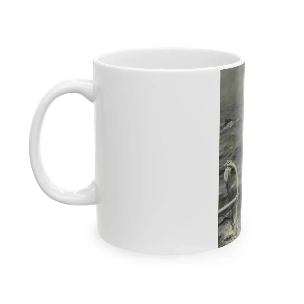 Captain at Sea - White Coffee Mug - Go Mug Yourself