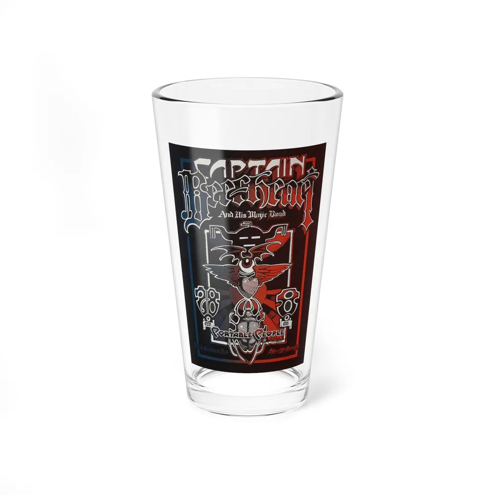 Captain Beefheart and His Magic Band 1968 (Music Poster) Pint Glass 16oz-16oz-Go Mug Yourself