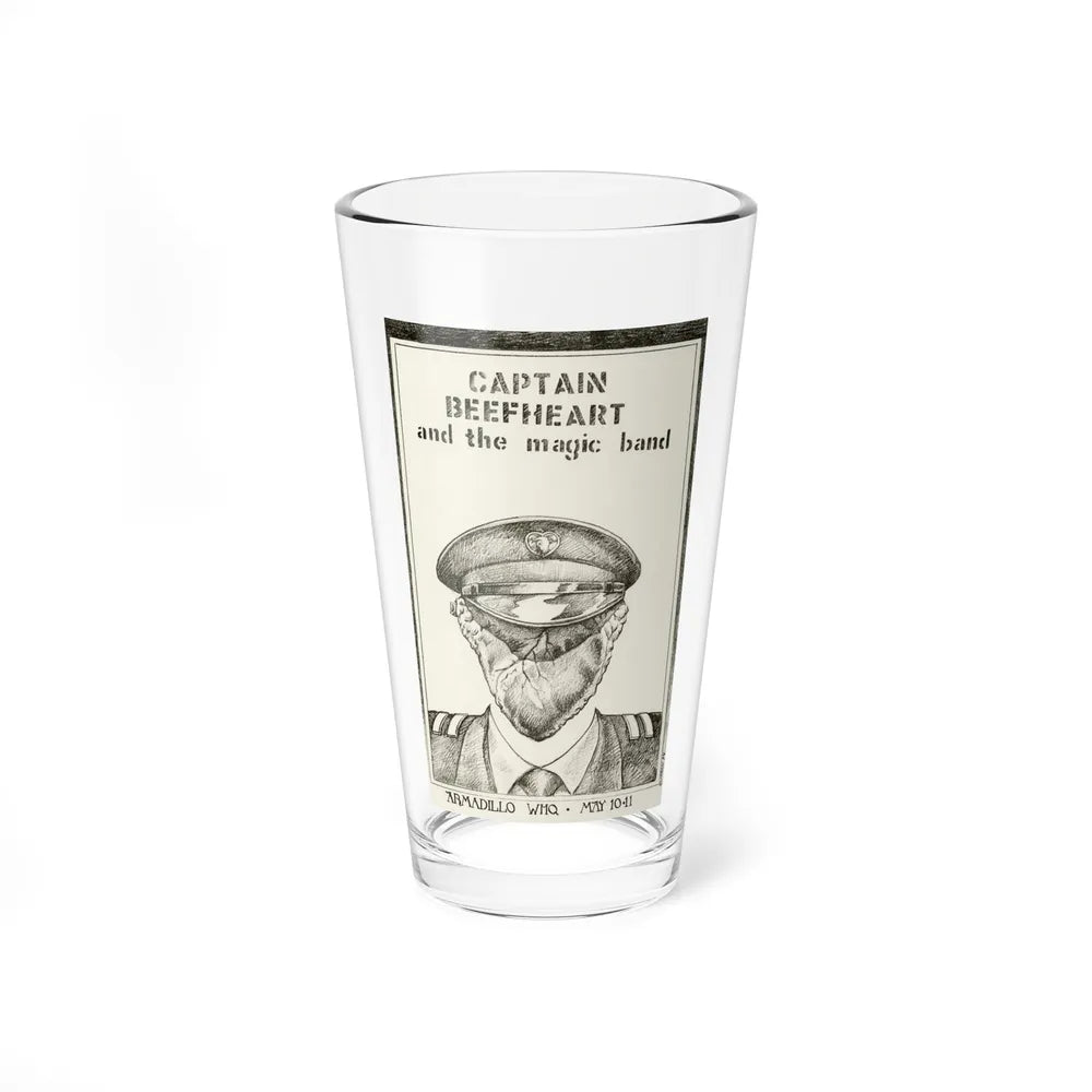 Captain Beefheart and the Magic Band 1974 (Music Poster) Pint Glass 16oz-16oz-Go Mug Yourself