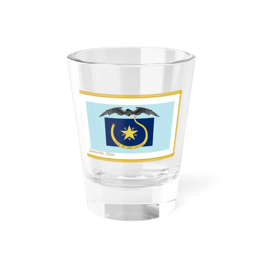 Captain Burroughs Flag From Ohio (United States) Shot Glass 1.5oz 1.5oz - Go Mug Yourself