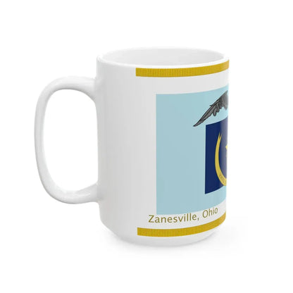 Captain Burroughs Flag From Ohio (United States) White Coffee Mug - Go Mug Yourself
