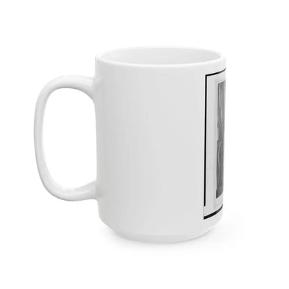 Captain Charles Nagel, Union Officer In The 32nd Indiana Regiment, Full-Length Portrait, Standing, Facing Front (U.S. Civil War) White Coffee Mug - Go Mug Yourself