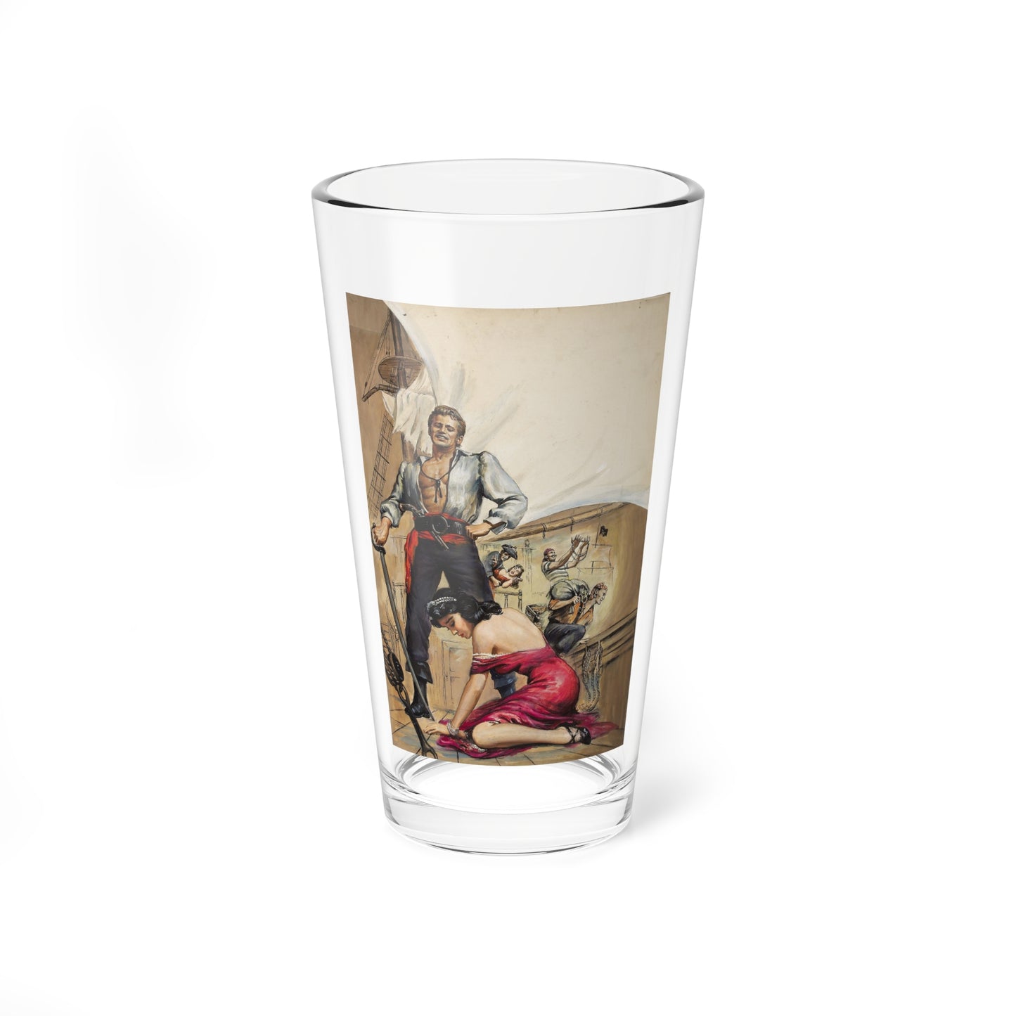 Captain Crossbones, 1958 - Pint Glass 16oz-16oz-Go Mug Yourself