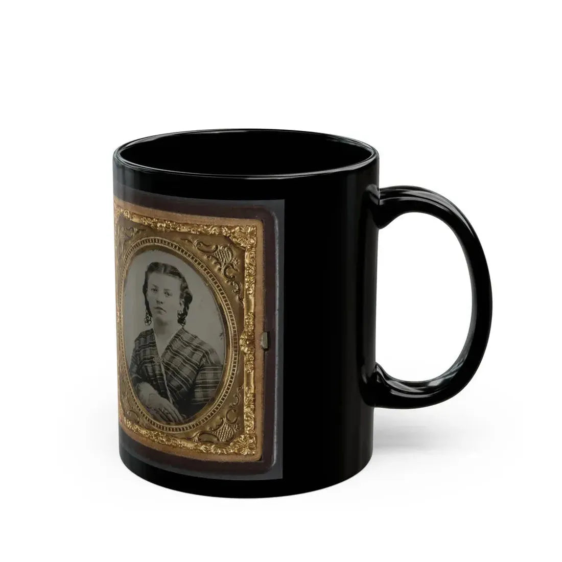 Captain Ferdinand F. Boltz Of Co. S, 12th Indiana Infantry Regiment, And Co. F, 88th Indiana Infantry Regiment And Siddie Boltz (U.S. Civil War) Black Coffee Mug - Go Mug Yourself