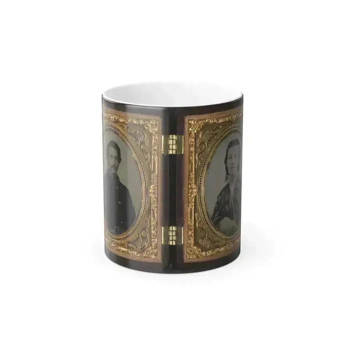 Captain Ferdinand F. Boltz of Co. S, 12Th Indiana Infantry Regiment, and Co. F, 88Th Indiana Infantry Regiment and Siddie Boltz (U.S. Civil War) Color Changing Coffee Mug 11oz Default Title 11oz - Go Mug Yourself