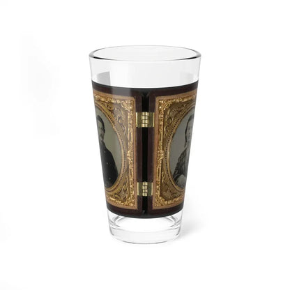 Captain Ferdinand F. Boltz Of Co. S, 12th Indiana Infantry Regiment, And Co. F, 88th Indiana Infantry Regiment And Siddie Boltz (U.S. Civil War) Pint Glass 16oz 16oz - Go Mug Yourself