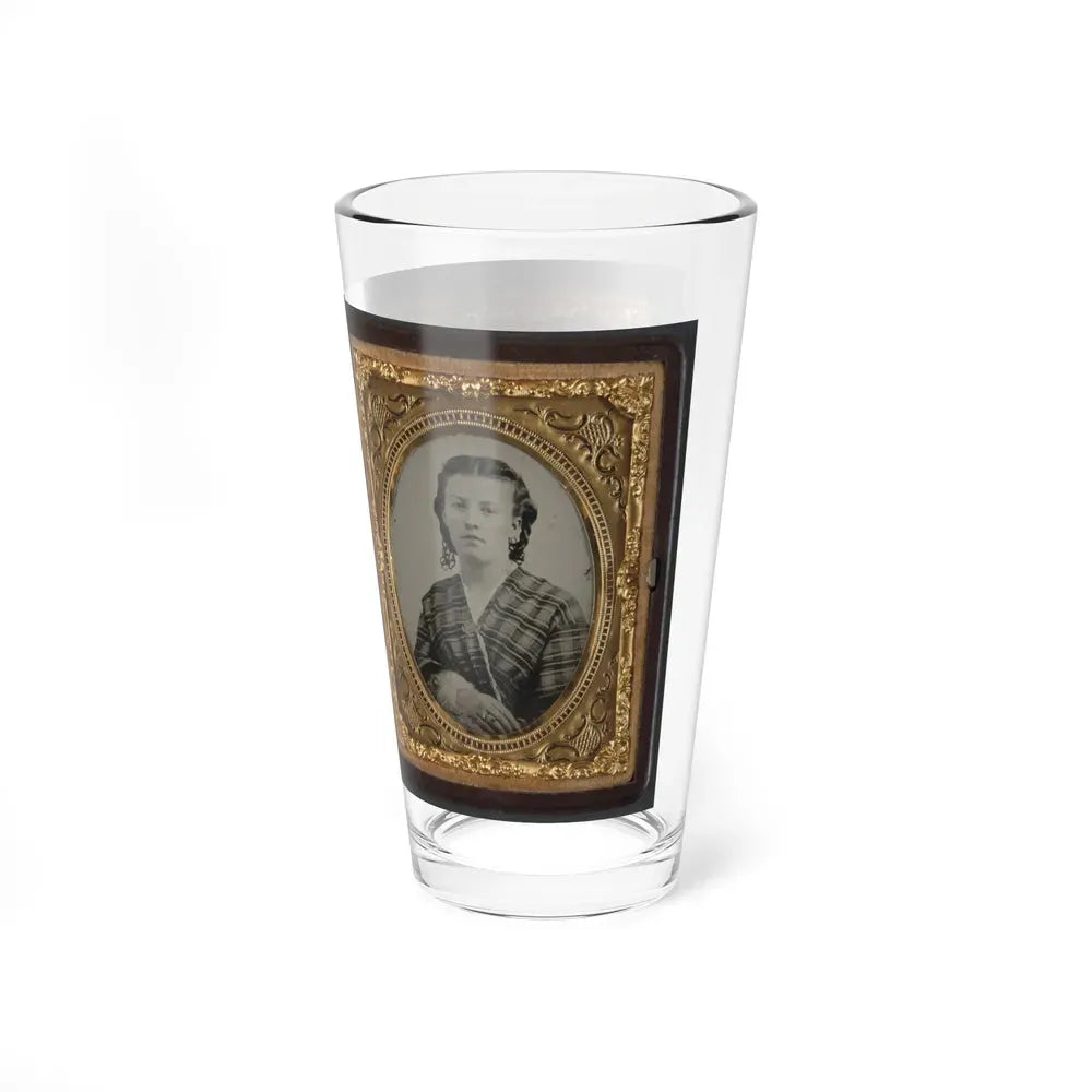 Captain Ferdinand F. Boltz Of Co. S, 12th Indiana Infantry Regiment, And Co. F, 88th Indiana Infantry Regiment And Siddie Boltz (U.S. Civil War) Pint Glass 16oz - Go Mug Yourself