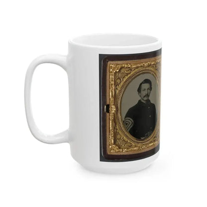 Captain Ferdinand F. Boltz Of Co. S, 12th Indiana Infantry Regiment, And Co. F, 88th Indiana Infantry Regiment And Siddie Boltz (U.S. Civil War) White Coffee Mug - Go Mug Yourself