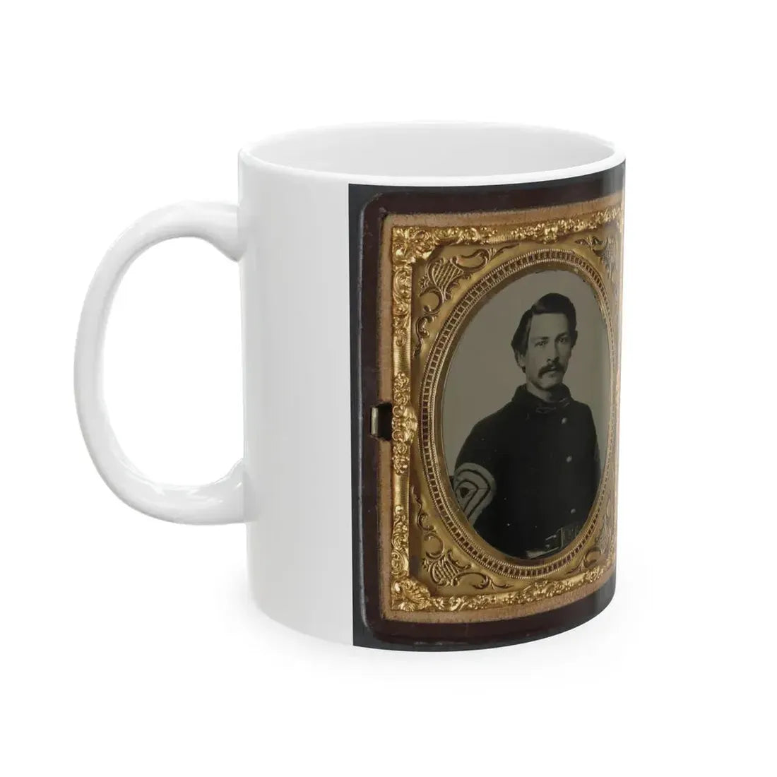 Captain Ferdinand F. Boltz Of Co. S, 12th Indiana Infantry Regiment, And Co. F, 88th Indiana Infantry Regiment And Siddie Boltz (U.S. Civil War) White Coffee Mug - Go Mug Yourself