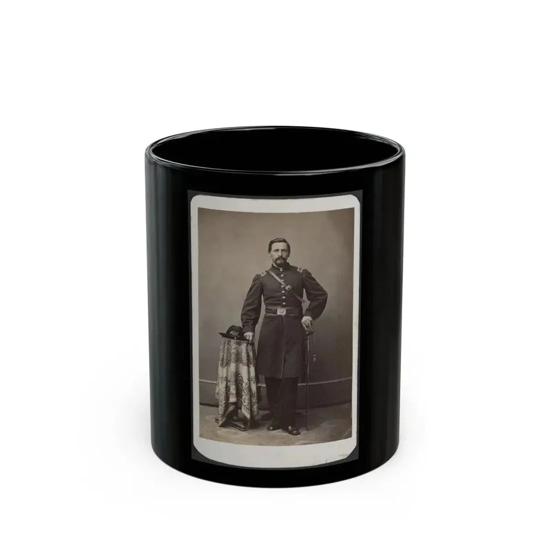Captain Ferdinand F. Boltz Of Co. S, 12th Indiana Infantry Regiment, And Co. F, 88th Indiana Infantry Regiment (U.S. Civil War) Black Coffee Mug 11oz - Go Mug Yourself